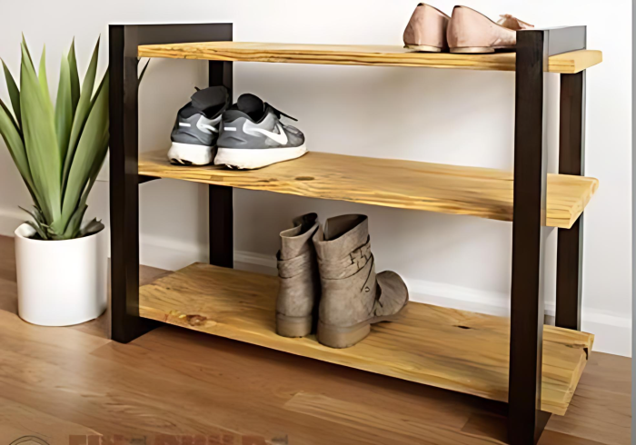 Image showing Trendy Modern Shoe Racks